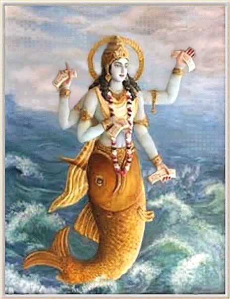 Matsyavatar of Lord Vishnu. 