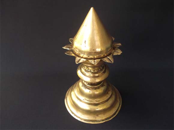 Brass Temple Umbrella Kalasam - YK Antiques