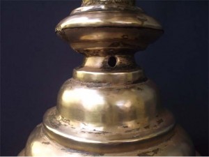 Brass Temple Umbrella Kalasam - YK Antiques