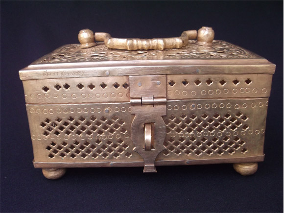 Antique Brass Vanity Box – YK Antiques