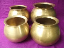 Beautiful Antique Brass Rice Cooking Pots